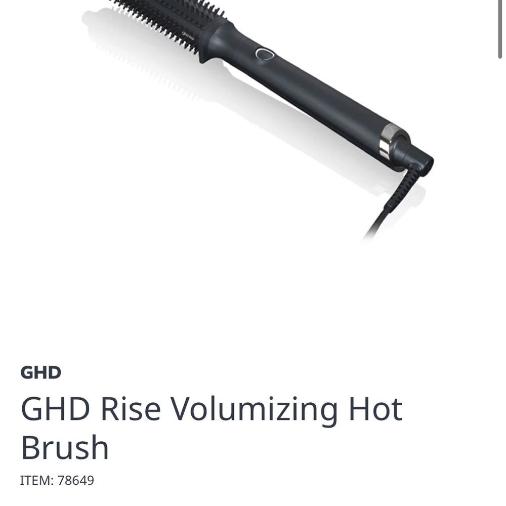 ghd Volumizing Heated Round Brush - Black